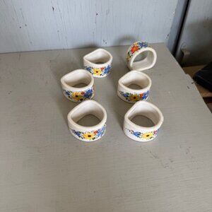 Set of 6 Napkin Rings